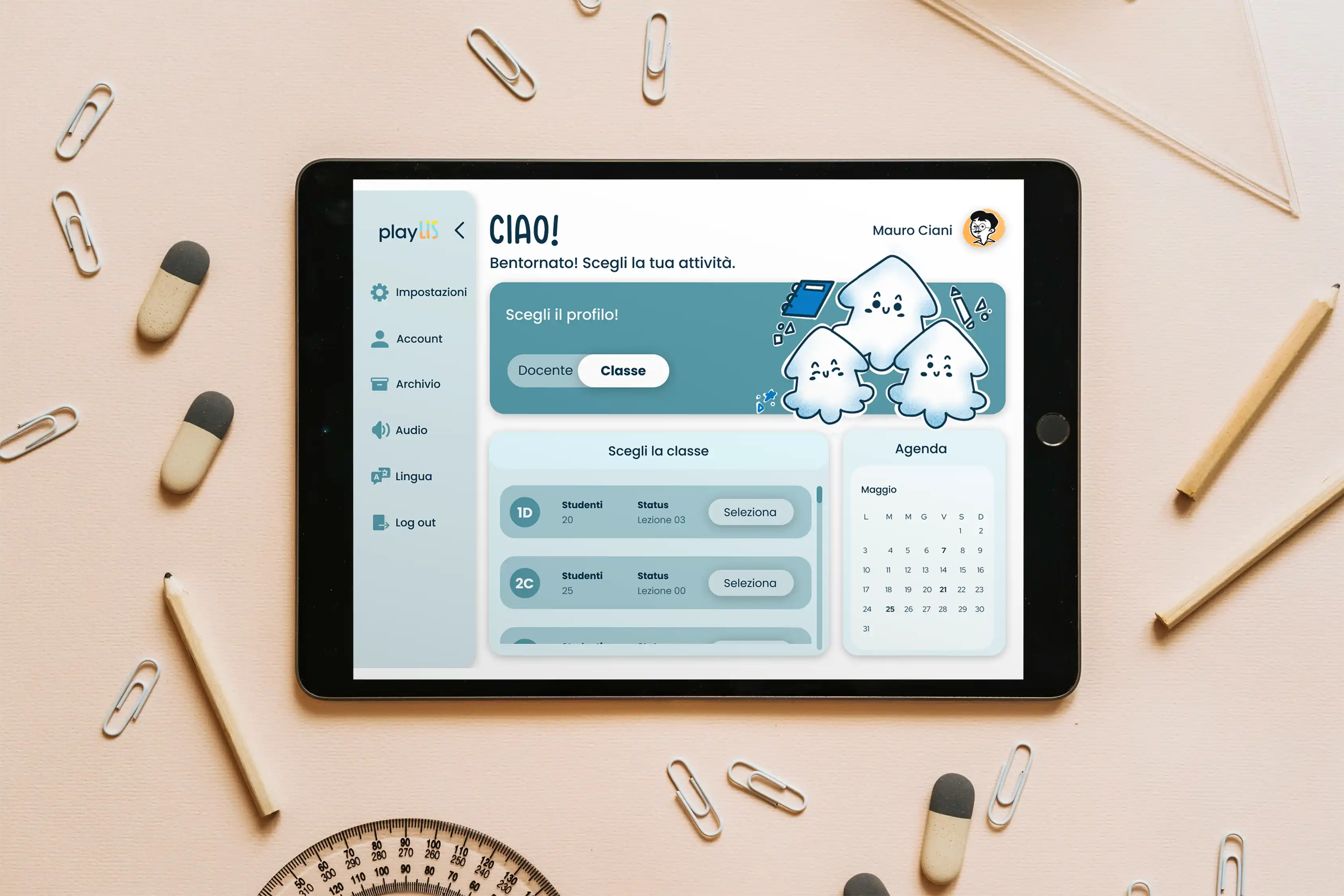PlayLIS interface preview